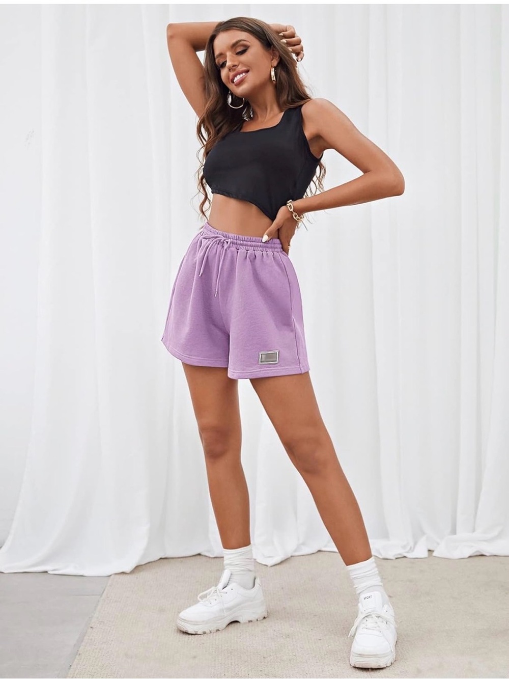 Lilac Women’s Sweat Shorts